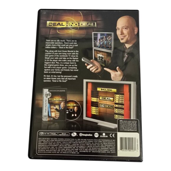 Deal or No Deal: The Interactive DVD Game Show (DVD / HD Video Game, 2006) CIB! - Picture 3 of 4